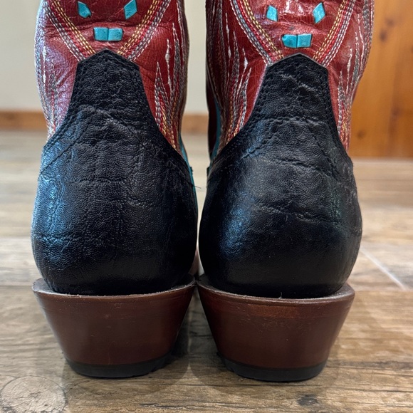 Ariat Black Leather Western Boots - Picture 5 of 6